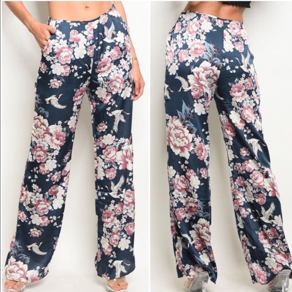⚡️Wide Leg Floral Pant